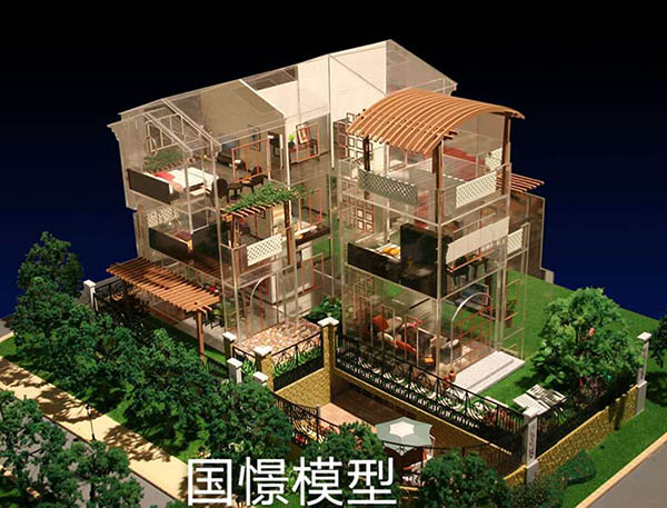 穆棱市建筑模型